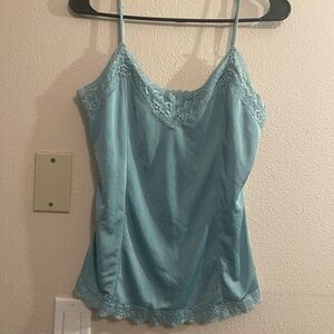 Victoria's Secret Light Blue Lace Cami